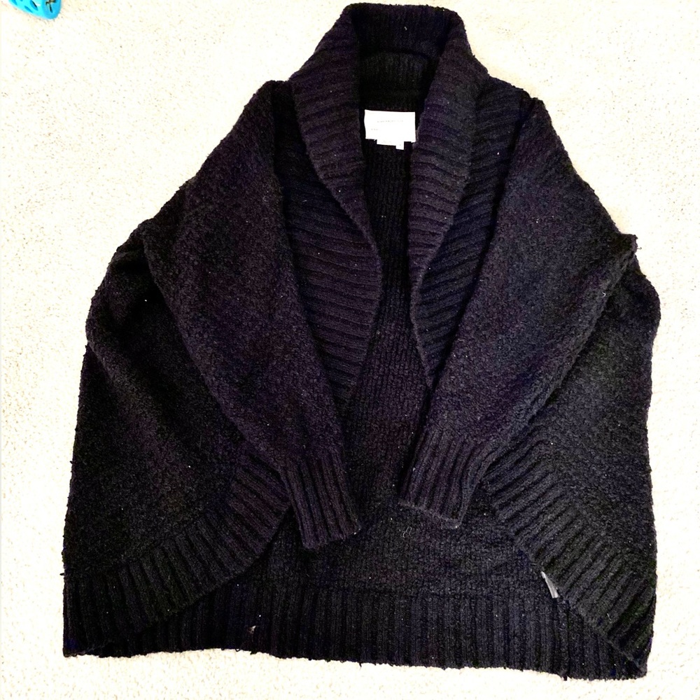 Black Anthropologie cardigan sweater